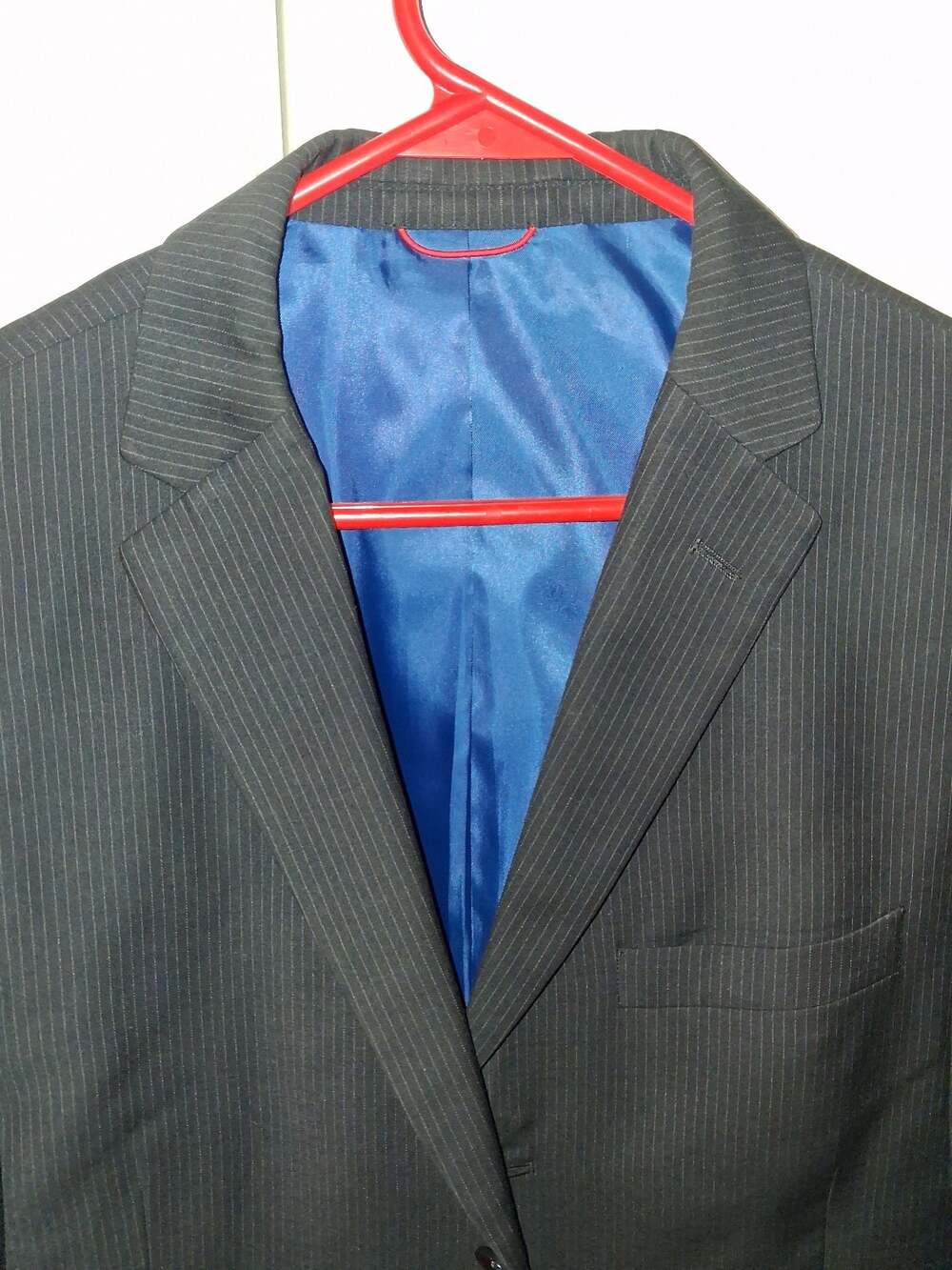 Billy London Men's Two-Piece Striped Suit